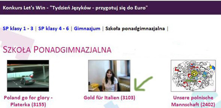 2012 II miejsce w Konkursie Let's win