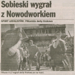 Historia szkoły Święta Wojna 1997 r.zdj.: Dziennik Polski
