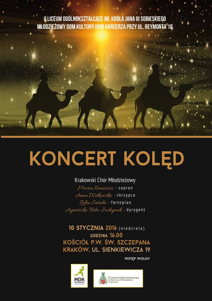 Koncert Chóru II LO 10.01.2016